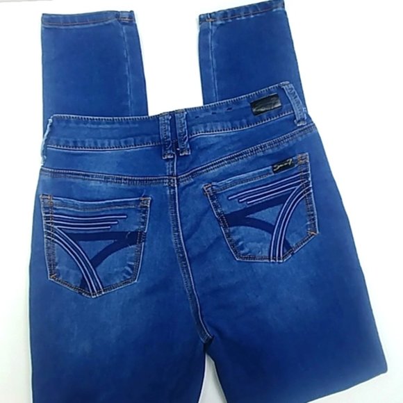 Seven 7 High Rise Skinny Jeans Skin Fit De… - Picture 3 of 9